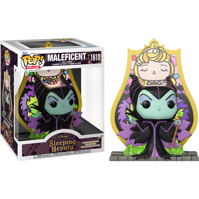 Sleeping Beauty - Maleficent (Stained Glass) Deluxe Pop!