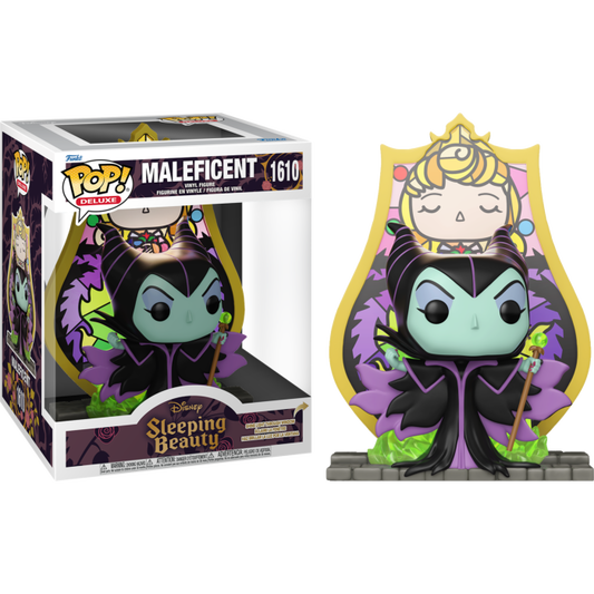 Sleeping Beauty - Maleficent (Stained Glass) Deluxe Pop!
