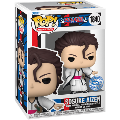 Bleach - Sosuke Aizen (No Glasses) Pop! Chase Bundle