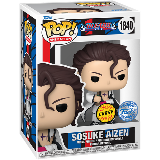 Bleach - Sosuke Aizen (No Glasses) Pop! Chase Bundle