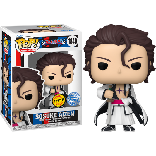 Bleach - Sosuke Aizen (No Glasses) Pop! Chase Bundle