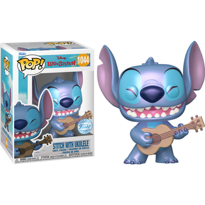 Lilo & Stitch - Stitch with Ukulele (Pearlescent) Pop!