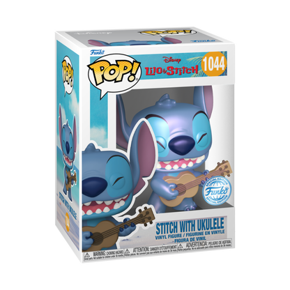 Lilo & Stitch - Stitch with Ukulele (Pearlescent) Pop!
