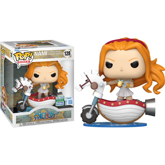 One Piece - Nami with White Hobby Horse Pop! Rides (2025 Wondrous Convention Exclusive)