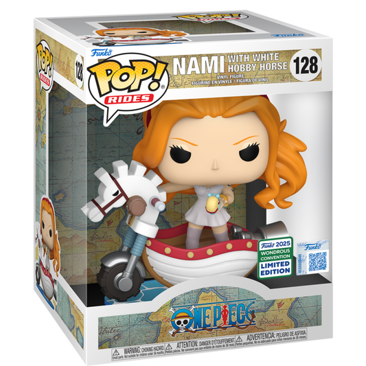 One Piece - Nami with White Hobby Horse Pop! Rides (2025 Wondrous Convention Exclusive)