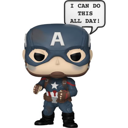 Marvel: The Infinity Saga - Captain America 'I Can Do This All Day' Pop! (2025 Wondrous Convention Exclusive)