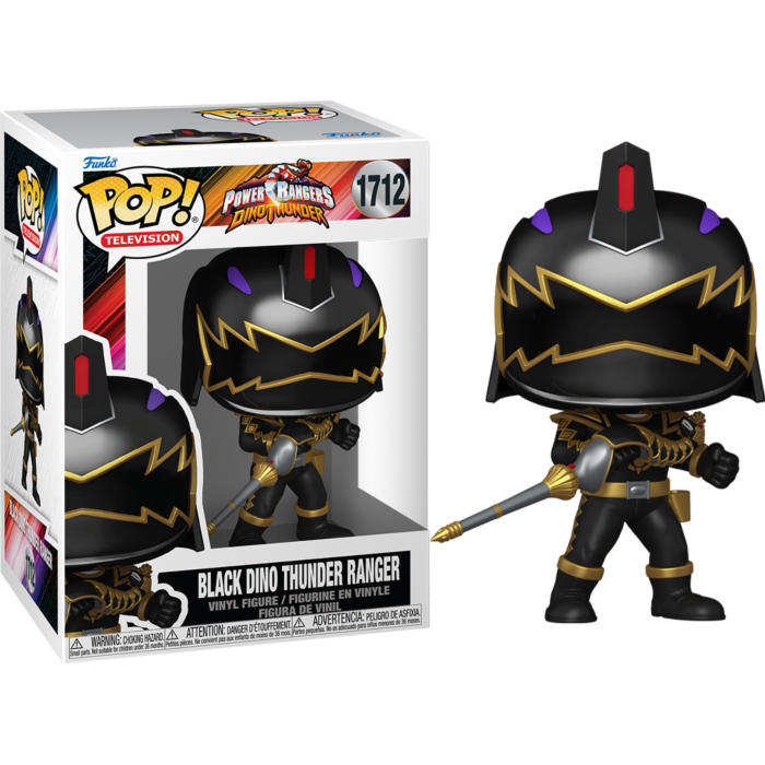 Power Rangers: Dino Thunder - Black Dino Thunder Ranger Pop! – Coco Toys
