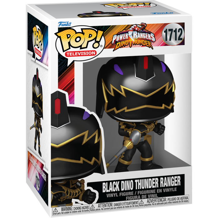 Power Rangers: Dino Thunder - Black Dino Thunder Ranger Pop! – Coco Toys