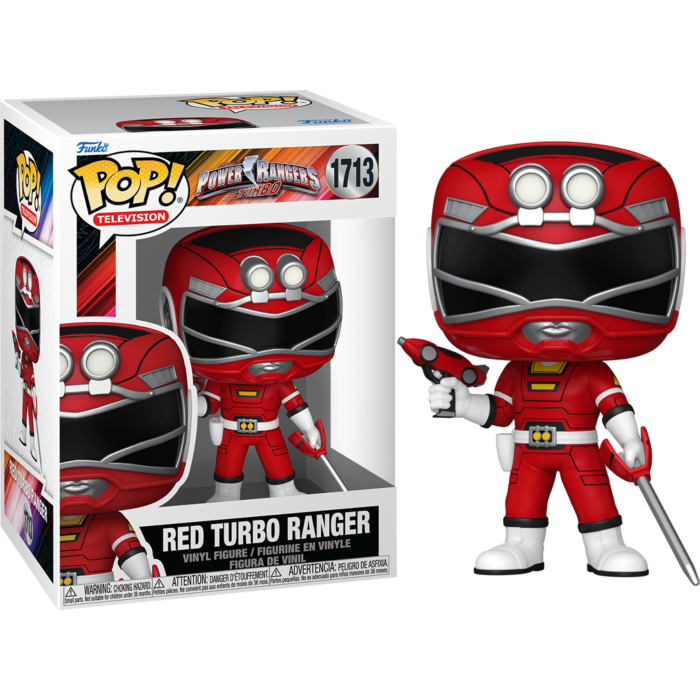 Power Rangers: Turbo - Red Turbo Ranger Pop! – Coco Toys