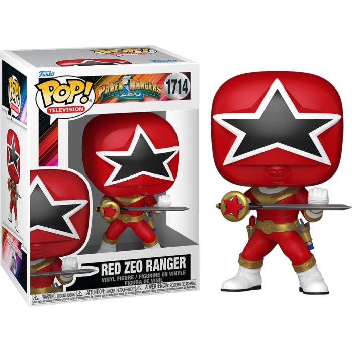 Power Rangers: Zeo - Red Zeo Ranger Pop! – Coco Toys