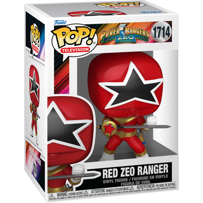 Power Rangers: Zeo - Red Zeo Ranger Pop! – Coco Toys