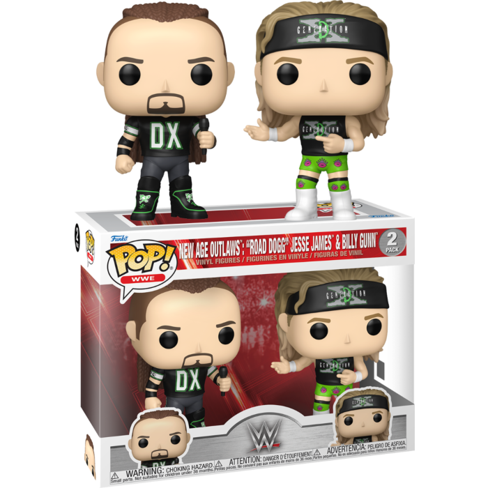 WWE: New Age Outlaws - "Road Dogg" Jesse James & Billy Gunn Pop! (2Pack)