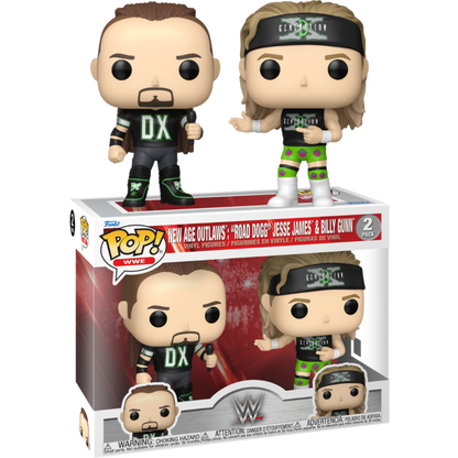WWE: New Age Outlaws - "Road Dogg" Jesse James & Billy Gunn Pop! (2Pack)