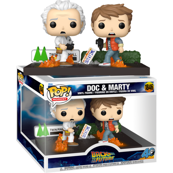 Back to the Future - Doc & Marty Pop! Moment