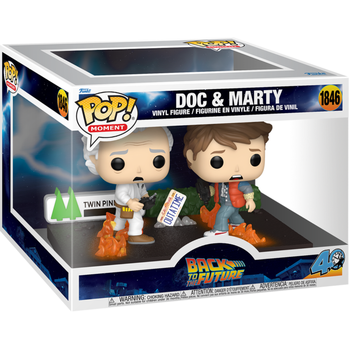 Back to the Future - Doc & Marty Pop! Moment