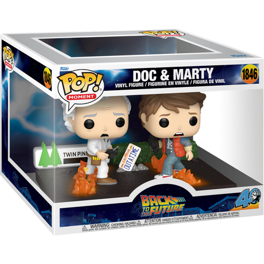 Back to the Future - Doc & Marty Pop! Moment