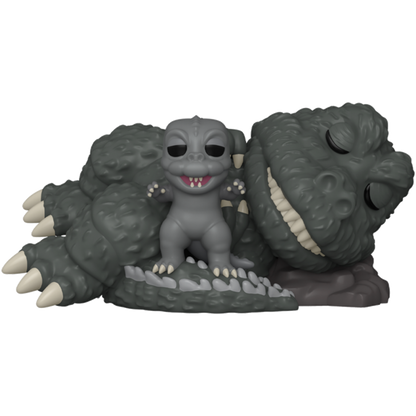 Godzilla - Sleeping Godzilla with Minilla 6" Super Sized Pop!