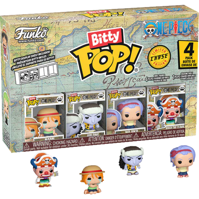 One Piece - Nami, Arlong, Nojiko & Chase Bitty Pop! 4-Pack