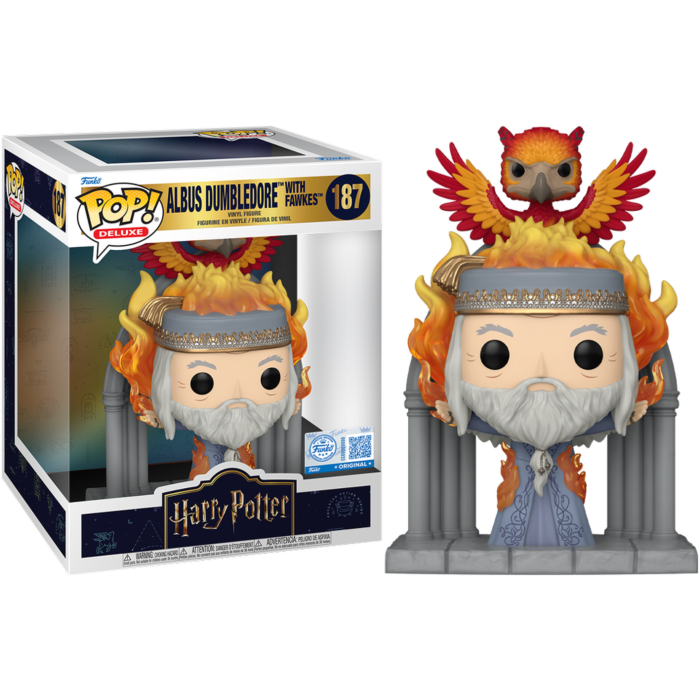 Harry Potter - Albus Dumbledore with Fawkes Pop! Deluxe