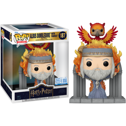 Harry Potter - Albus Dumbledore with Fawkes Pop! Deluxe