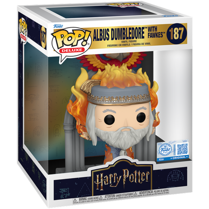 Harry Potter - Albus Dumbledore with Fawkes Pop! Deluxe