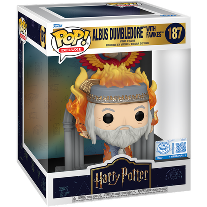 Harry Potter - Albus Dumbledore with Fawkes Pop! Deluxe