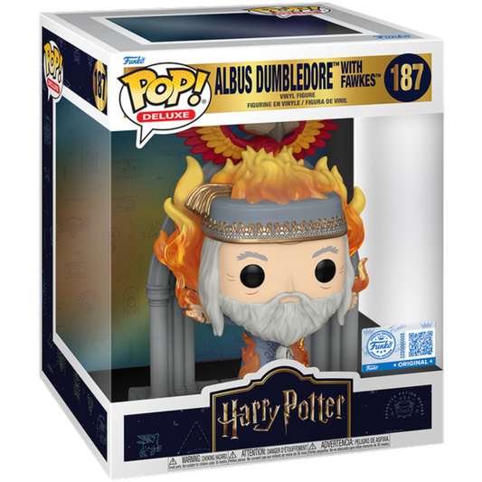 Harry Potter - Albus Dumbledore with Fawkes Pop! Deluxe