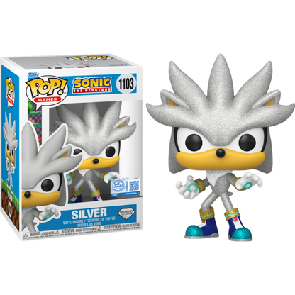 Sonic The Hedgehog - Silver Diamond Glitter Pop!