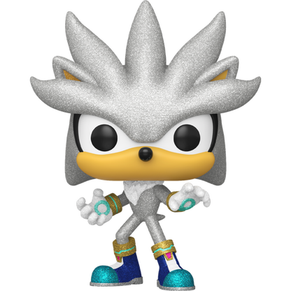 Sonic The Hedgehog - Silver Diamond Glitter Pop!