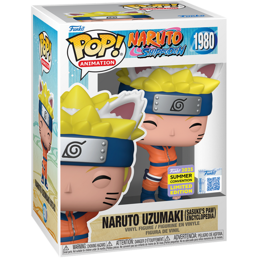 Naruto: Shippuden - Naruto Uzumaki (Sasuke's Paw Encyclopedia) Pop! (2025 Summer Convention Exclusive)