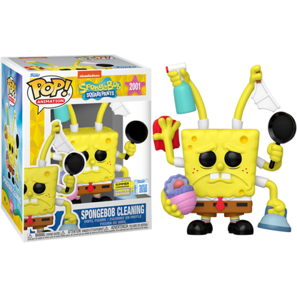 SpongeBob SquarePants - SpongeBob Cleaning Premium Pop! (2025 Summer Convention Exclusive)