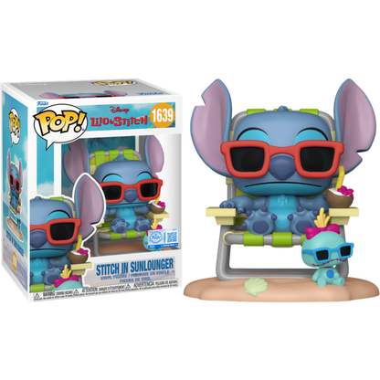 Lilo & Stitch - Stitch in Sunlounger Premium Pop!