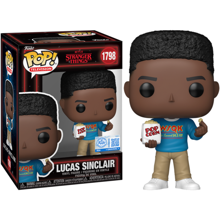 Stranger Things - Lucas Sinclair with Popcorn (Season 5) Pop!