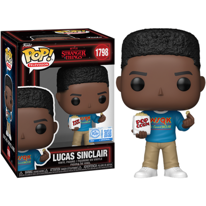 Stranger Things - Lucas Sinclair with Popcorn (Season 5) Pop!