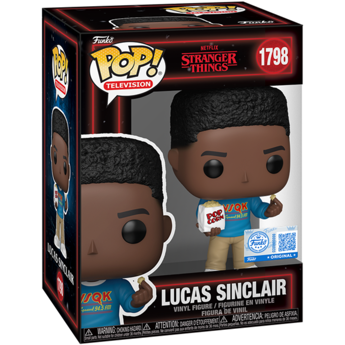 Stranger Things - Lucas Sinclair with Popcorn (Season 5) Pop!