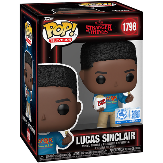 Stranger Things - Lucas Sinclair with Popcorn (Season 5) Pop!