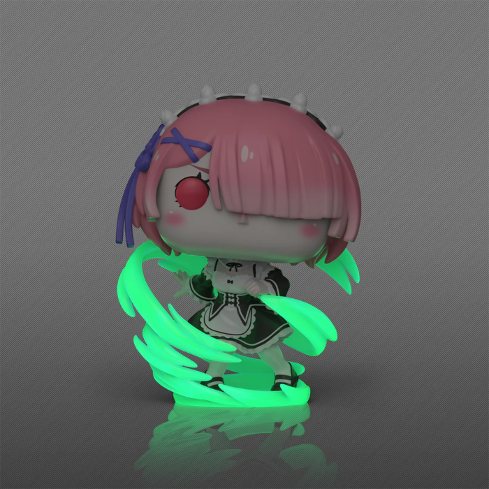 Re:ZERO - Ram (Wind Magic) Glow-in-the-Dark Pop! Plus