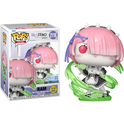 Re:ZERO - Ram (Wind Magic) Glow-in-the-Dark Pop! Plus