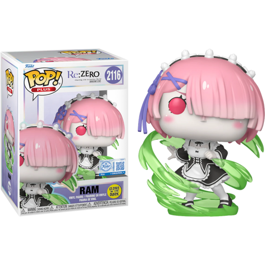 Re:ZERO - Ram (Wind Magic) Glow-in-the-Dark Pop! Plus
