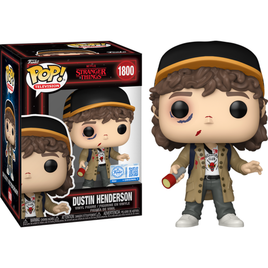 Stranger Things - Dustin Henderson (Beat Up) (Season 5) Pop!