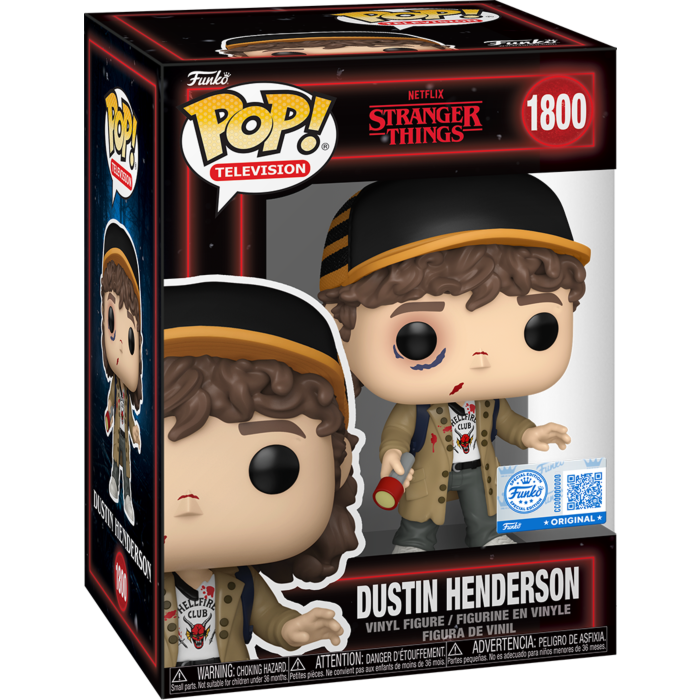 Stranger Things - Dustin Henderson (Beat Up) (Season 5) Pop!