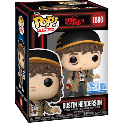 Stranger Things - Dustin Henderson (Beat Up) (Season 5) Pop!