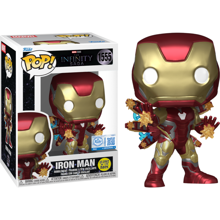 Avengers: Endgame - Iron Man with Beams Glow-in-the-Dark Pop!