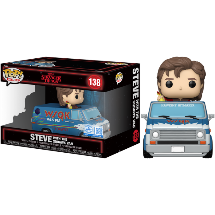 Stranger Things - Steve with the Squawk Van (Season 5) Deluxe Pop! Rides