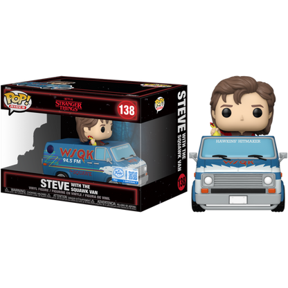 Stranger Things - Steve with the Squawk Van (Season 5) Deluxe Pop! Rides