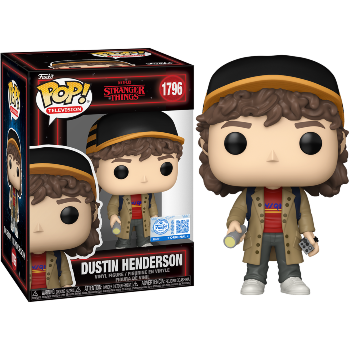 Stranger Things - Dustin Henderson with Flashlight (Season 5) Pop!