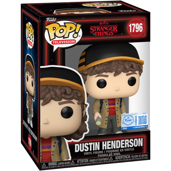 Stranger Things - Dustin Henderson with Flashlight (Season 5) Pop!