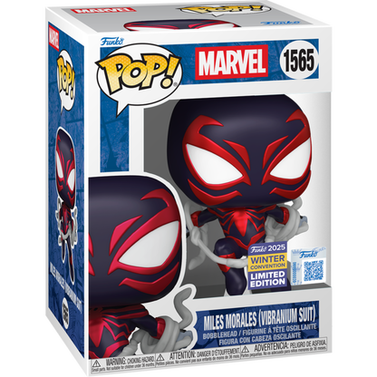 Spider-Man - Miles Morales (Vibranium Suit) Pop! (2025 Winter Convention Exclusive)