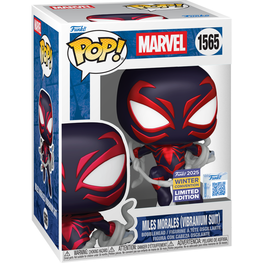 Spider-Man - Miles Morales (Vibranium Suit) Pop! (2025 Winter Convention Exclusive)