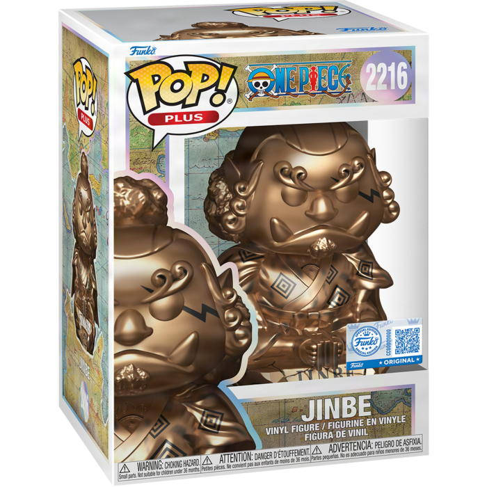 One Piece - Jinbe & Brook Bronze Statue 25th Anniversary Pop! Plus